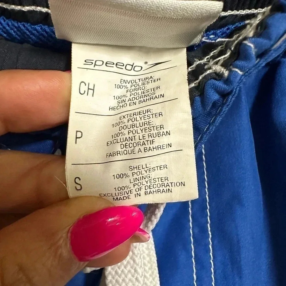 Speedo Blue Swim Shorts Size Small - Picture 4 of 5